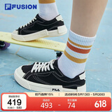 FILA FUSION斐乐潮牌POP帆布鞋女鞋运动鞋休闲板鞋