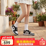 耐克NIKE休闲鞋男女熊猫AJ 1乔丹JORDAN运动鞋板鞋DC0774-101黑白37.5