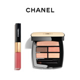 CHANEL【七夕礼物】香奈儿双效持色唇釉 镜面口红 持妆化妆品 双效持色唇釉174号+米色时尚眼部彩盘(暖色调)