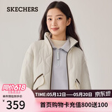 斯凯奇（Skechers）外套女款装新品2026年保暖棉服短款上衣L425W077