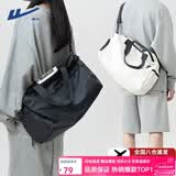 回力健身包男士干湿分离游泳运动训练收纳包大容量旅行包女出差行李袋 黑色