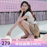 骆驼（CAMEL）山丘经典大黄靴反绒马丁靴户外工装靴 L23W076065 粉色 35
