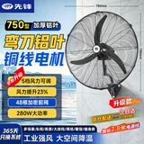 先锋（SINGFUN）工业风扇强力超大风牛角扇工业电风扇大功率壁挂扇商用摇头风扇车间仓库壁挂大风扇FS-750BG