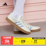adidas「T头鞋」VL COURT 2.0复古休闲板鞋德训鞋阿迪达斯轻运动   汉玉白/蓝色/金色 (推荐女生买小半码)   37