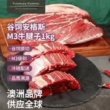 THOMAS FARMS 澳洲谷饲M3安格斯原切牛腱子肉净重2斤