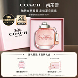 蔻驰（COACH）纽约女士淡香水90ml生日礼物白玫瑰送女朋友香氛礼盒618