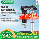 爱惠浦（Everpure）商用厨房自来水过滤 餐饮现调直饮 5升/分钟 12吨超大制水量 餐饮用水过滤器CDRN1-7FTCombo 