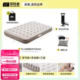 探险者（TAN XIAN ZHE）充气床垫打地铺户外帐篷充气垫自动充气床垫单人充气床双人气垫床 【双人加宽】充气床+手动泵+三宝