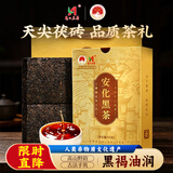 安化黑茶黑茶天尖金花茯茶2015年湖南特产茶叶礼盒安化黑茶760g