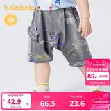巴拉巴拉宝宝裤子婴儿裤子男童休闲裤女童短裤2025夏季时尚萌209225110202