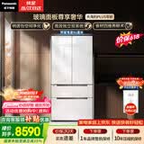 松下（Panasonic）大海豹PLUS573L法式多门冰箱超薄零嵌玻璃面板双系统循环风冷一级能效NR-EW57TGB-W【国家补贴】