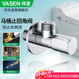 伟星马桶止逆黄铜三角阀 进水单向止回阀防马桶水倒流1123
