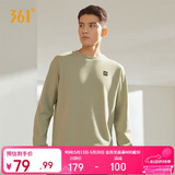 361°卫衣男装春夏季长袖运动服休闲跑步圆领宽松上衣服652334801D-7