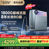 史密斯（A.O.SMITH）佳尼特 蓝鲸1600G 家用净水器厨房专用台下用净水机直饮一体机 8年RO膜 冠军之选CR4200AE1价保618