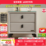 全友家居【床头柜合集】小型收纳储物柜卧室小桌子客厅边角柜斗柜家具 105251AK床头柜（单卖）