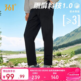361°运动裤男春季休闲户外跑步雨屏加绒直筒长裤子男652444704D-4
