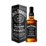 杰克丹尼（Jack Daniels）田纳西州威士忌  调和型洋酒 黑标礼盒 500ml*1 中秋送礼