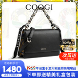 COOGI包包女包头层牛皮轻奢大牌单肩斜挎手提教师节生日礼物送女友老婆