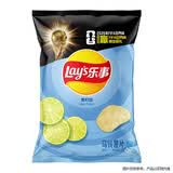 乐事（Lay's）薯片 休闲零食 膨化食品 青柠味 75克