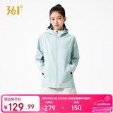 361°外套女春夏季新款三防运动休闲户外冲锋夹克风衣服662534601-2