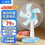 华生（Wahson）台式电风扇家用台扇风扇宿舍卧室12寸台风扇客厅办公室摇头小型电扇学生 14寸+60分钟定时三档摇头WS-A1401