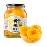 盒马 果汁白桃罐头 黄桃罐头 728g*2罐 黄桃罐头 罐装