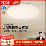 欧普照明（OPPLE）全光谱护眼吸顶灯卧室灯智能LED照明灯具简约现代快装圆形