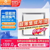 金羚（JINLING）排气扇卫生间集成吊顶排风扇厨房换气扇300*300  BPT10-23-2G