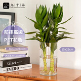 九千谷花瓶醒花桶耐摔插花家用花店鲜花插花容器两用款15cm*25cm1500