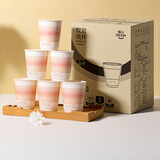 得力（deli）双层纸杯加厚办公采购质感饮水隔热招待水杯子250ml500只LL238-5A