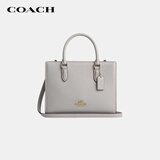 蔻驰（COACH）【品牌直供】女士MAGGIE小号手提斜挎托特包鸽灰CY668礼物次日达