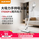 奥克斯（AUX）家用吸尘器手持地毯式低噪音小型迷你大功率强力吸尘器除尘机宠物家庭有线5米清洁猫狗毛发AXS-927 白色标配版