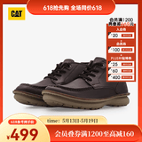 卡特（CAT）工装靴男士马丁靴防滑厚底户外英伦风牛皮靴子P7410N3EDC17 深褐 45