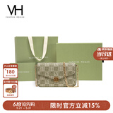 VANESSA HOGAN VH女包山茶花信封包轻奢老花链条小包单肩斜挎包生日礼物送女友