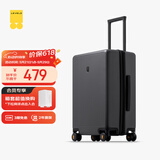 地平线8号（LEVEL8）行李箱密码拉杆箱男女托运大容量万向轮学生旅行者PC箱 24英寸灰