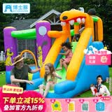 博士豚充气城堡家庭版蹦蹦床小型儿童室内充气跳床滑梯游乐园带娃神器 72007-小狗城堡-跳床款