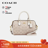蔻驰（COACH）【品牌直供】女士ROWAN手提单肩斜挎包波士顿包CW329 520礼物
