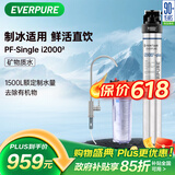 爱惠浦（Everpure）Insurice PF Single I20002净水器 无桶大流量-额定净水量1500L 矿物质水净水机
