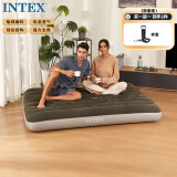 INTEX 64108W双人充气床垫 露营户外防潮垫午休睡垫躺椅打地铺折叠床