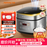 九阳（Joyoung）不粘厚釜内胆大火力柴火饭3升黄金容量家用2-3人微压多功能电饭煲电饭锅行业热销30FZ630