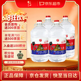 牛栏山二锅头 大桶装 泡酒 口粮酒 清香风格 62度 5L*4桶 整箱装