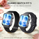 华为WATCH FIT 5 韵律黑【织光黑锋双表带套装】 超轻薄大屏腕上微运动强劲续航华为智能手表