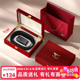 七匹狼皮带男士商务休闲自动扣新款真牛皮裤腰带父亲节礼物送爸爸长辈
