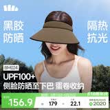 蕉下（beneunder）遮阳帽女太阳帽空顶帽防晒帽防紫外线全脸遮阳时尚百搭加长帽檐