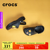 CROCS卡骆驰洞洞鞋贝雅洞洞鞋轻便运动鞋耐磨一脚蹬拖鞋休闲鞋|10126 黑色-001 46 /47(300mm)