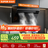 苏泊尔（SUPOR）【保价618】抽吸排油烟机家用18m³风量侧吸式小户型近吸直排易清洁高效拢烟以旧换新 DJ13