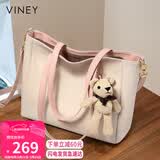 viney牛皮包包女包大容量托特包轻奢斜挎单肩包生日礼物品牌送女友老婆