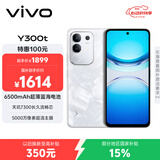 vivo Y300t 12GB+512GB 岩白 国家补贴 6500mAh超薄蓝海电池 天玑7300长久流畅芯 全功能NFC AI手机