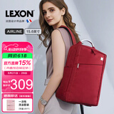 乐上（LEXON）商务电脑包15.6/16英寸双肩包笔记本出差旅行背包通勤女情侣书包