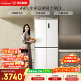 博世（BOSCH）小平安P200 497升十字门冰箱超薄微平嵌入式 【价保618】三挡变温 一级能效 K1EC49208C 国家补贴
